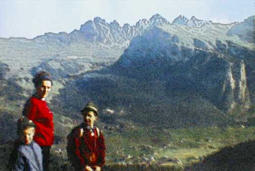 Place of remembrance with self portrait 1966