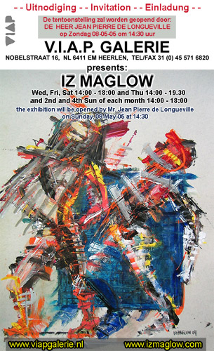 Malerei Ausstellung vom Künstler Iz Maglow