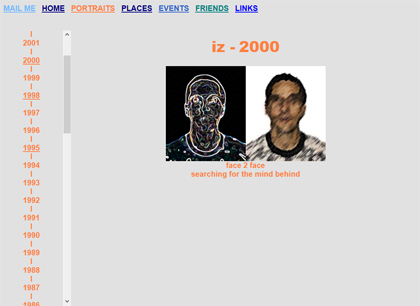 PORTRAITS-WEBSEITE 2001